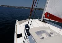 trimaran yacht neel 45 sailing deck